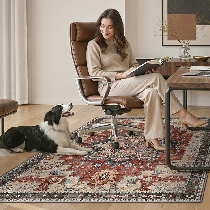 30"x48" Office Chair Mat for Hardwood Tile Floor, Under Desk Carpet Protector - Image 7