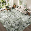 Rugflix 8x10 Area Rugs for Living Room, Washable Large Rug Stain-Resistant Low by RugflixAreaRugs