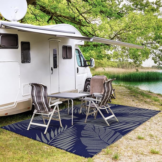 GENIMO Outdoor Rug 9' x 12' Waterproof - Image 5