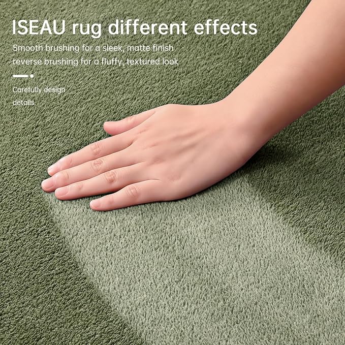 ISEAU 2x6 Runner Rug for Hallway, Soft Memory Foam Carpet - Image 3