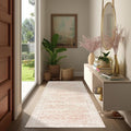 BILEEHOME Pink Boho Runner Rugs by BILEEHOME