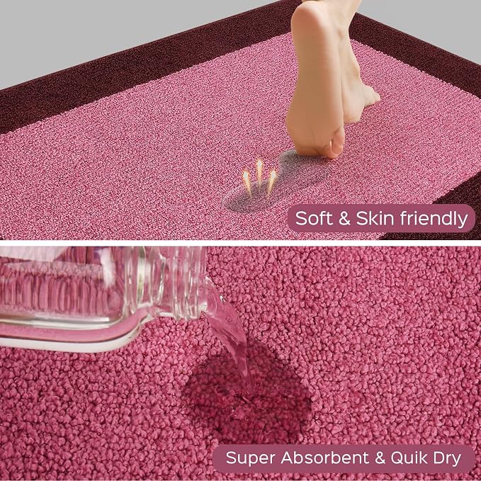 Machine Washable Runner Rugs Set of 2, Non Slip Kitchen Mats - Image 2