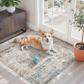 3x3 Square Entryway Rug Washable – Non-Slip Small Area Rug by ZHXXUJ