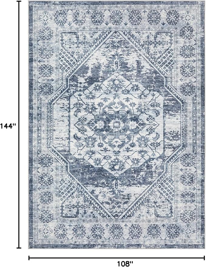Vintage Living Room Area Rug 9x12 - Image 2