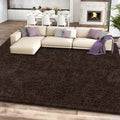 8x10 Brown Area Rugs for Living Room, Large Fluffy Shag Rug for Bedroom Nursery by Unknown