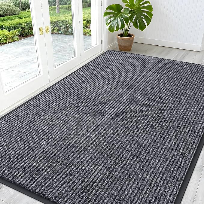 OLANLY Front Door Mat Indoor Outdoor Entrance, Waterproof Heavy Duty Doormat by OLANLY