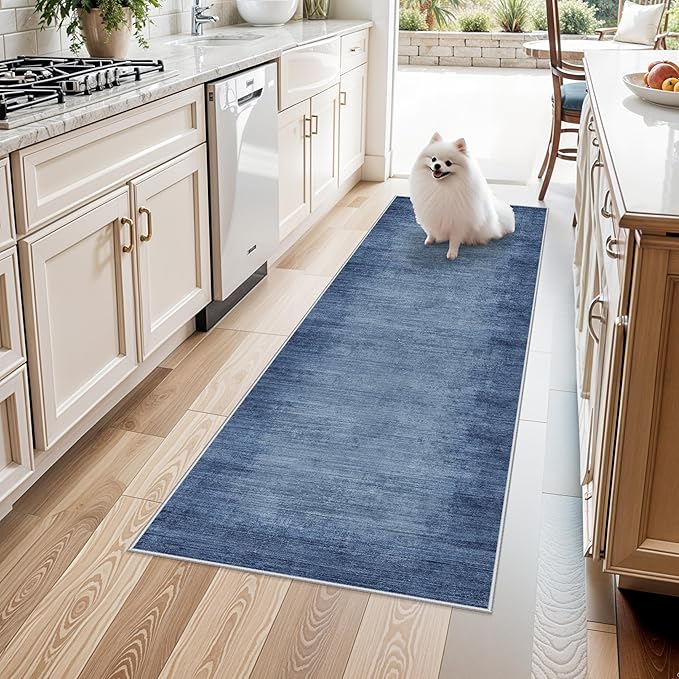 2x6ft Non-Slip Washable Kitchen Rug by BYYVOORugsforYourHome