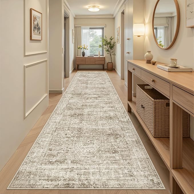 Soalmost Runner Rug 3x10 Washable Non-Slip Hallway Runner Rugs - Image 3