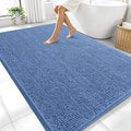 OLANLY Large Bathroom Rugs 70x46, Soft Absorbent Chenille Bath Rugs, Rubber by OLANLY
