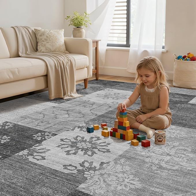 UERMEI 8x10 Area Rug for Living Room - Image 6
