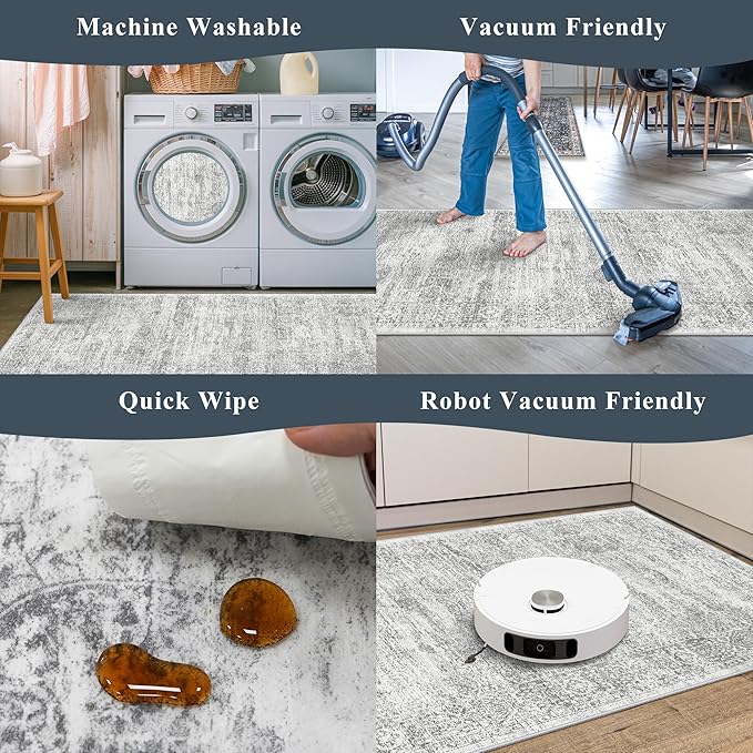 Kitchen Mats for Floor 2 Piece, Non Slip Washable Kitchen Rugs Sets for Floor - Image 7