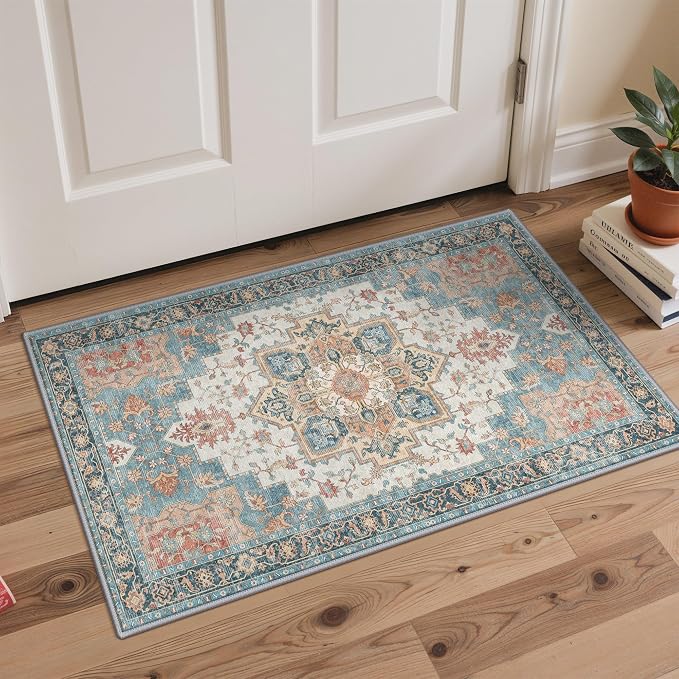 GENIMO Kitchen Rugs Non Slip Washable, 2’x3’ Entry Rugs Door Mat, Kitchen Mats by GENIMO