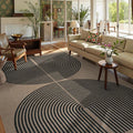 Lahome Enfys Modern Rainbow Easy Jute Carpet, 8x10 Living Room Rugs Indoor by Lahome