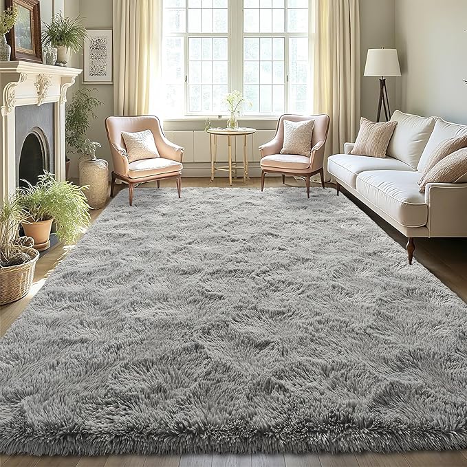 LOCHAS Ultra Soft Indoor Modern Area Rugs Fluffy Living Room Carpets - Image 2