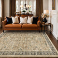 Traditional Washable 6x8 Area Rug by HazoHaus