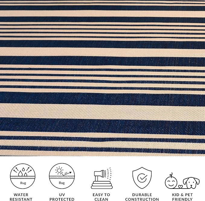SAFAVIEH Washable Rug Outdoor Courtyard Collection - Image 12