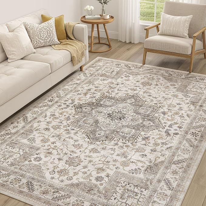 Vintage Living Room Area Rug 7x9 by COTILED