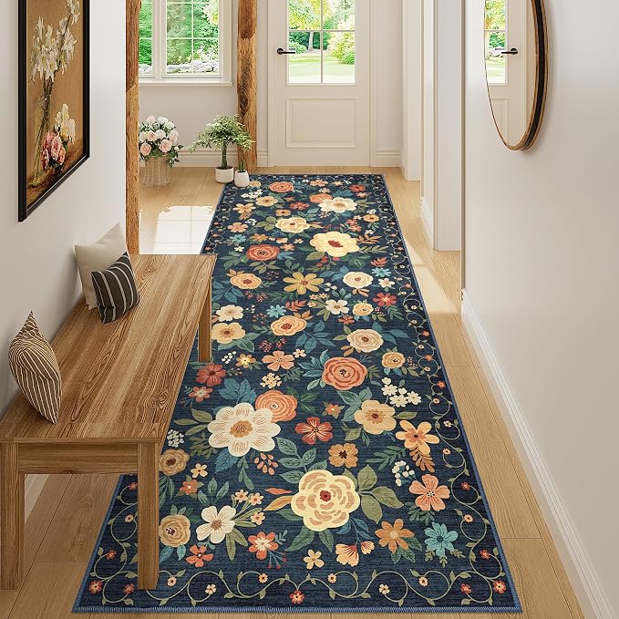 DUKINO 3x8 Runner Rug, Washable Rug - Image 5