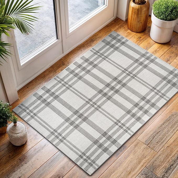 CAMILSON Easy Jute Rug 2x3, Indoor Outdoor Off-White Color Fiber Area Rugs by CAMILSONIndoorOutdoorAreaRugs