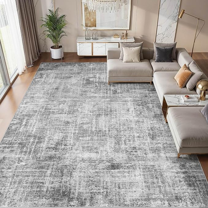 Washable 9x12 Area Rug for Living Room by COTILED