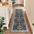 2x6 Washable Kitchen Runner Rug – Non-Slip Boho Vintage Carpet Runner by BYYVOORugsforYourHome