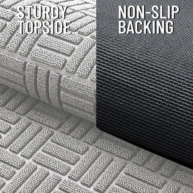 OLANLY Front Door Mat Outside Entrance 29.5x17, Heavy Duty Sturdy Natural - Image 5