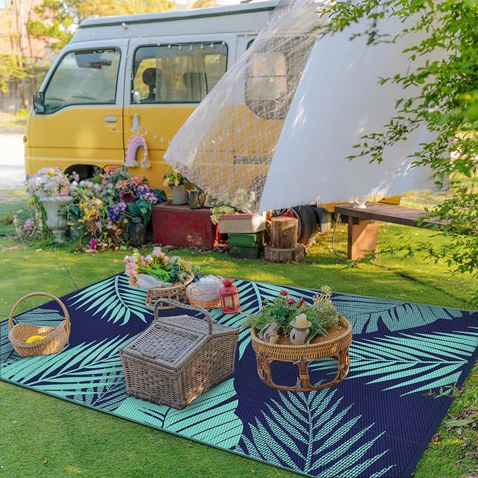 GENIMO Outdoor Rug 9' x 12' Waterproof - Image 3