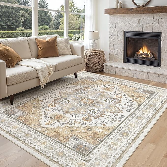 UERMEI 5x7 Area Rug for Living Room - Image 4