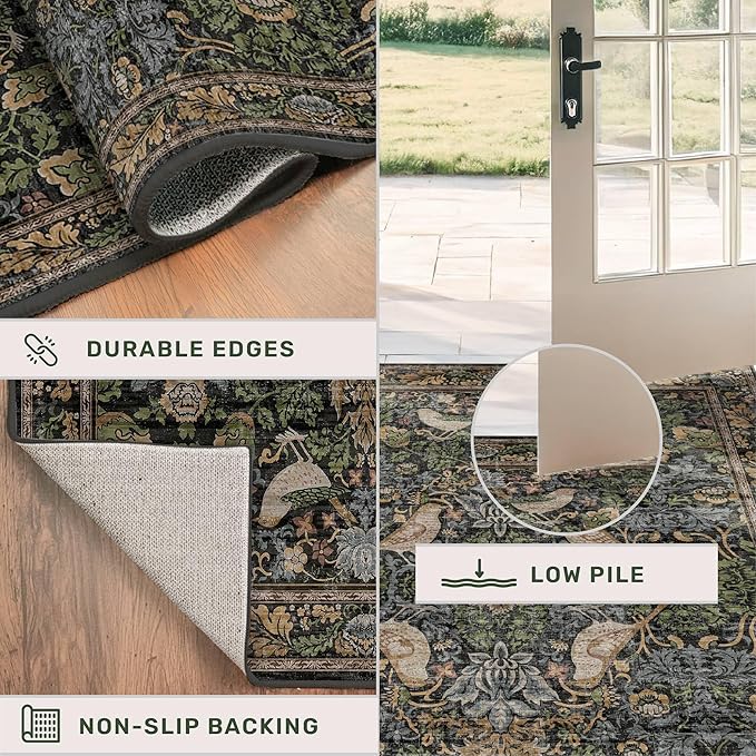 10 ft Long Vintage Runner Rugs for Hallways - Image 5