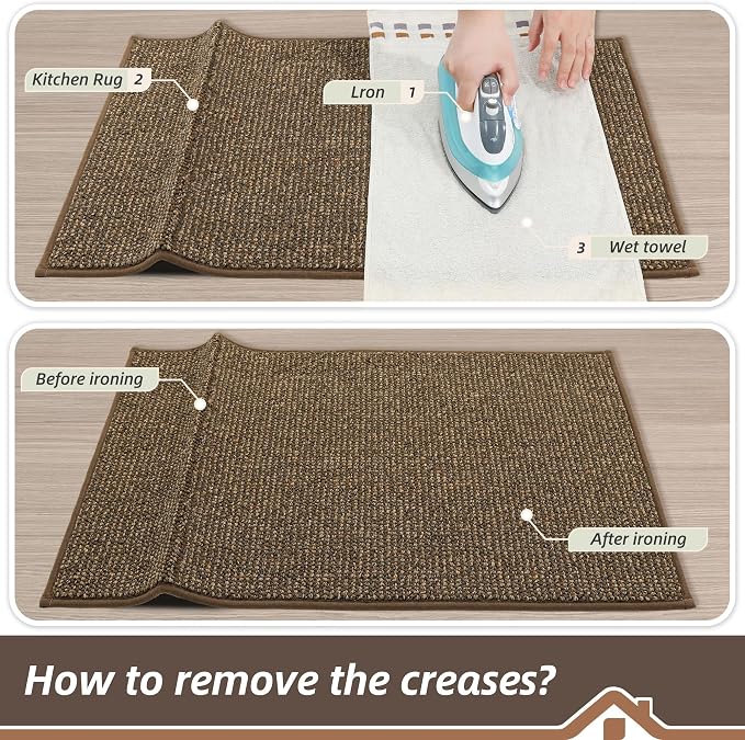BEQHAUSE Kitchen Rugs 24"x36", Non-Slip Kitchen Mats - Image 9