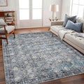 CHAMPLANT Area Rug 5'x7' Washable Rug Vintage Traditional Floor Cover Thin by CHAMPLANT