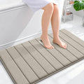 OLANLY Memory Foam Bath Mat 40x24, Super Soft Absorbent Bathroom Rugs, Quick Dry by OLANLY