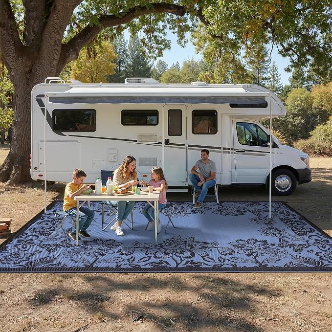 Garvee Outdoor Rugs 9' x 12’ Waterproof Reversible Mats, Large Area Plastic - Image 7