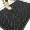 OLANLY Front Door Mat Indoor Outdoor Entrance, Waterproof All-Season, by OLANLY