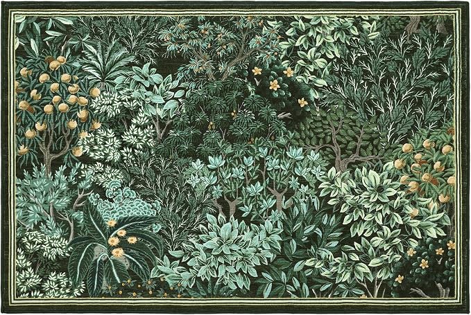 GarveeHome 2x3 Entryway Area Rug Non Slip Front Door Forest Rugs, Washable - Image 4