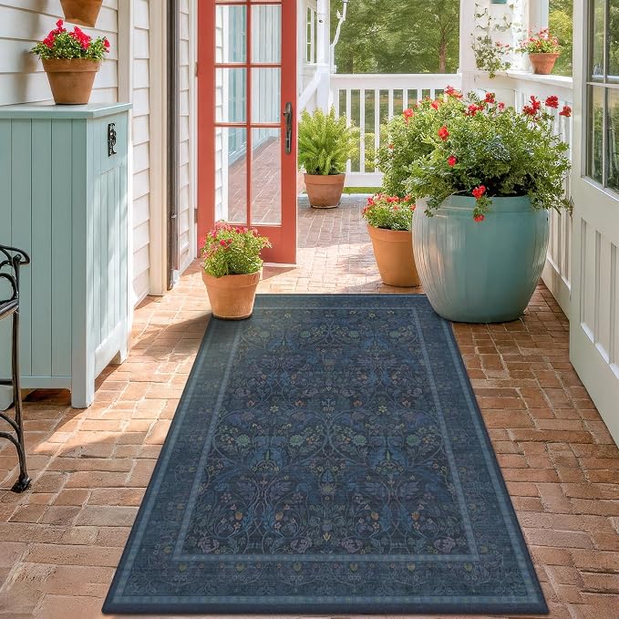 3x5 Large Entryway Rugs, Non Slip Washable Area Rug - Image 8
