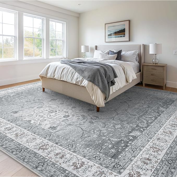 AMADA HOMEFURNISHING 5x7 Area Rugs, Washable Living Room Rug - Image 9