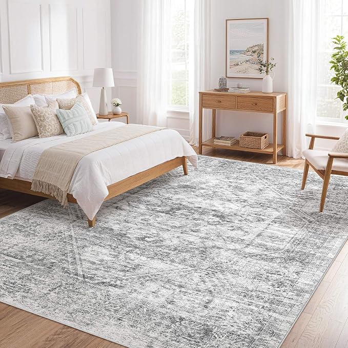 Vintage Living Room Area Rug 5x7 - Image 8