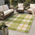 GENIMO Outdoor & Indoor Area Rug 5'x7', Waterproof, Non-Shedding, Easy Cleaning by GENIMO