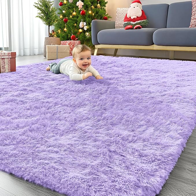 OLANLY 8x10 Machine Washable Large Area Rugs by OLANLY