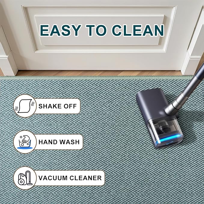 Ultra Thin Door Mat Indoor Entrance 17"x29", Low-Profile Indoor Door Mat - Image 5