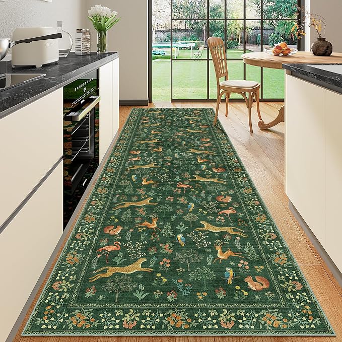 DUKINO 3x10 Washable Runner Rug by DUKINO
