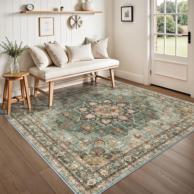 TOPRUUG Washable 5x5 Rug Square - Image 2