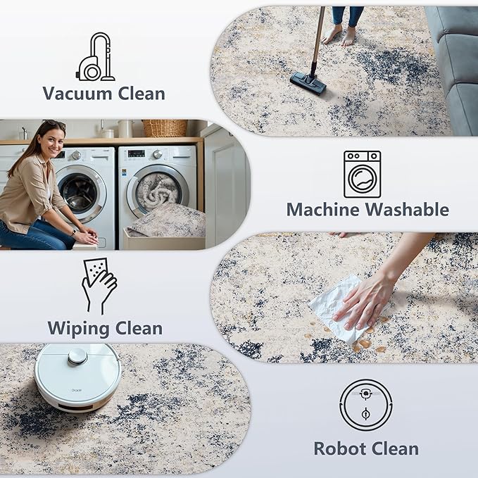 5x8 Washable Area Rugs - Image 4