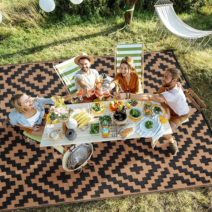 Outdoor Rugs Patio Camping Waterproof - Image 7