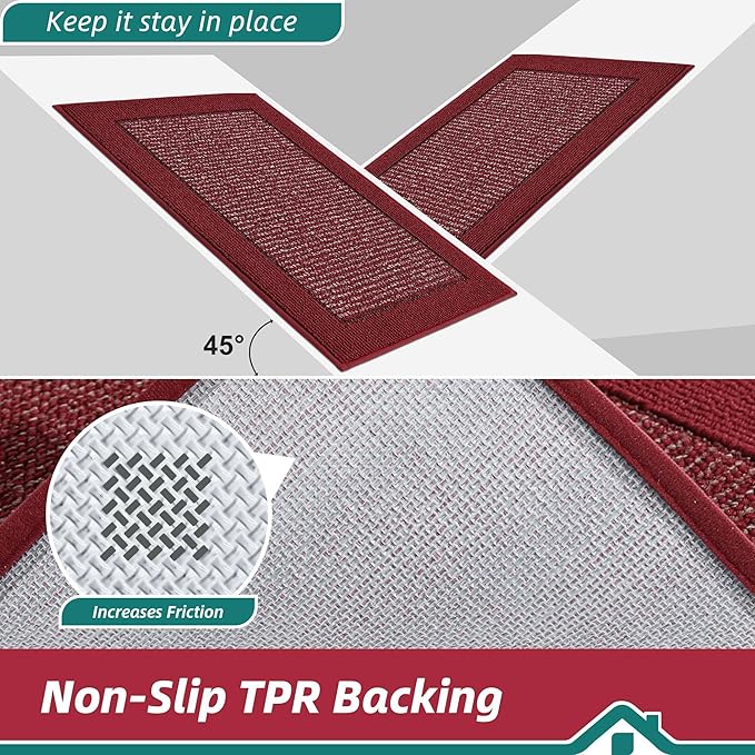 BEQHAUSE Indoor Door Mat 24" x 36", Dirt Trapper Door Mats Non-Slip Entryway - Image 4