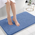 OLANLY Small Bathroom Rugs 24x16, Soft Absorbent Chenille Bath Rugs, Rubber by OLANLY