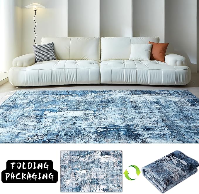 Rugcomf 6x9 Washable Bedroom Boho Rug - Image 5