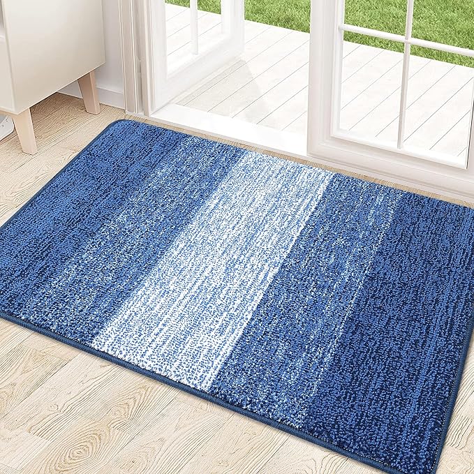 Kitinjoy Indoor Outdoor Door Mat, 32x20 Non-Slip Absorbent Dirt Trapper by Kitinjoy