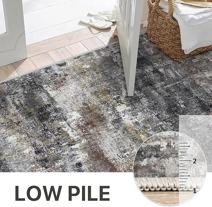 BEIMO Area Rugs 5x7 for Living Room Bedroom, Modern Abstract Machine Washable - Image 9